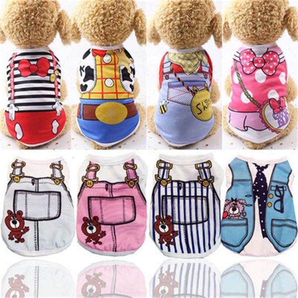 

dog apparel dog clothing summer thin dog's teddy bear bomei pet mini dog shami vest