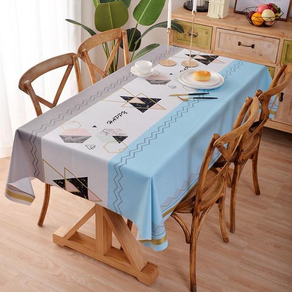 

table cloth nordic ins high-end coffee fabric pvc tablecloth waterproof oil-proof dining mat party deco custom made
