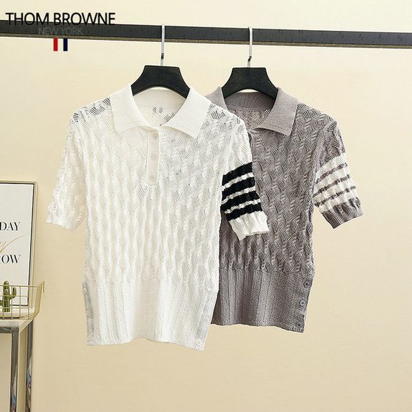 

2022 summer women's retro temperament high-quality knitted sweater s--l 001, White;black