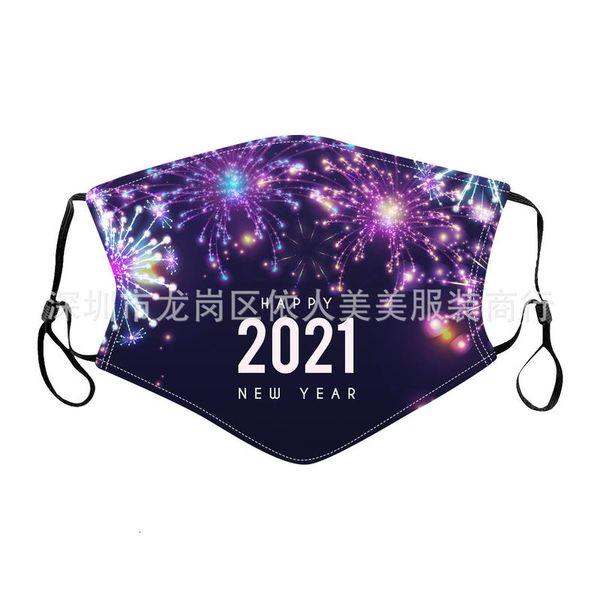 

cotton 2021 year printed winter warm dust washable cloth mask