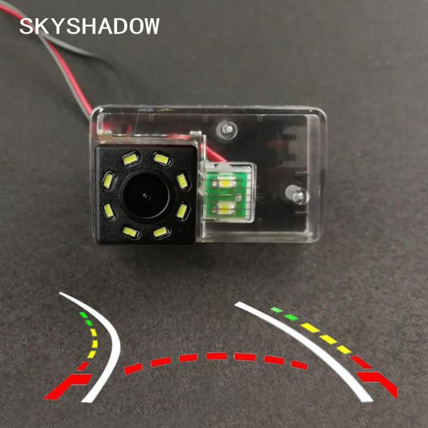 

car rear view cameras& parking sensors hd wireless ccd camera fisheye 8 12 led dynamic night vision for 206 207 306 307 308 406 407