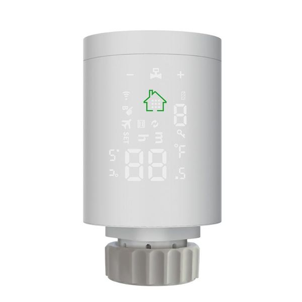 

smart home control tuya zigbee radiator thermostat actuator programmable thermostatic valve temperature controller voice
