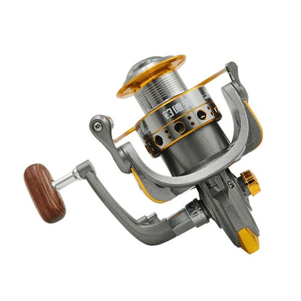 Mulinelli da baitcasting Mulinello da pesca da spinning Serie 1000-7000 Bobina in metallo Sinistra / Destra Ruota da roccia per barca