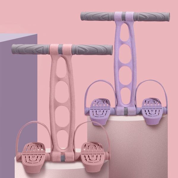 

multi-function puller pedals elastic legs tension rope sit-ups abdominal fitness exercise body shaping thin belly slimming tool resistance b