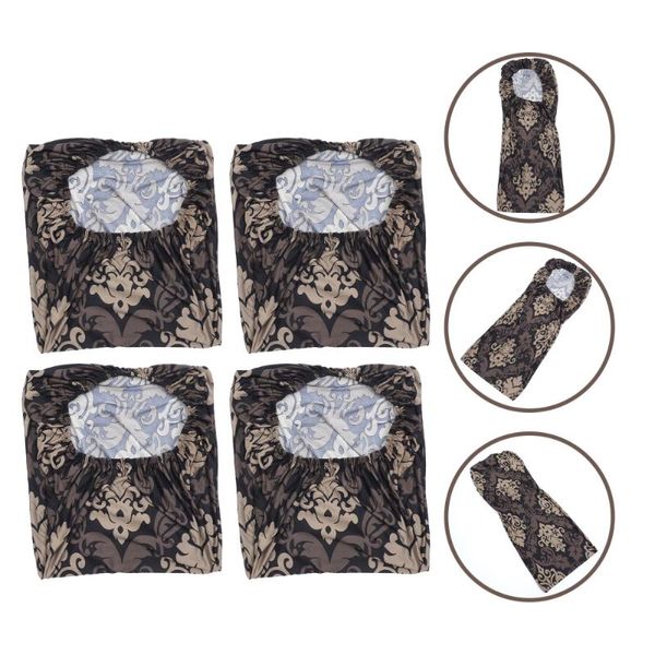 

chair covers 4pcs retro elastic detachable chic pattern dining coffee