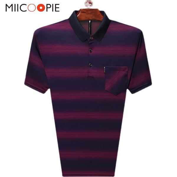 

men's polos smart casual men shirts with pocket summer brand ice silk breathable short sleeve chemise homme asian size m-4xl, White;black