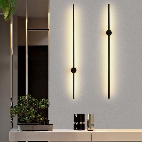 

wall lamp modern creative simple led nordic minimalist living room home decor sofa background light bedroom bedside lamps
