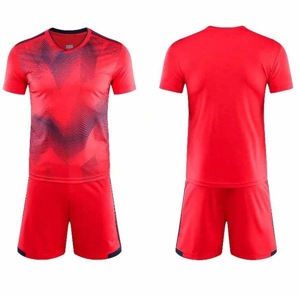 

custom men's soccer jerseys kits adult's football sets diy name number logo for team uniforms camisa de futebol player red trainin