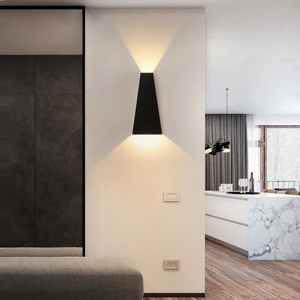 

wall lamp nordic rectangular simple dimming villa el indoor bedside living room bedroom led corridor aisle lights