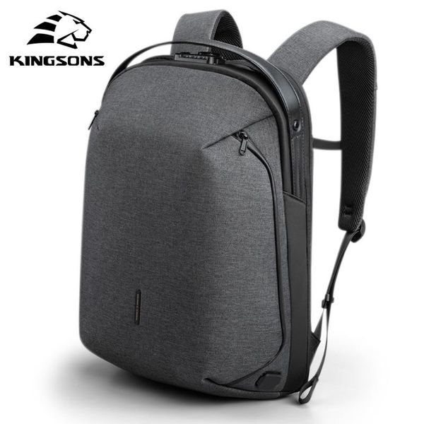 

backpack kingsons man fit 15 inch lapusb recharging multi-layer space travel male bag anti-thief mochila