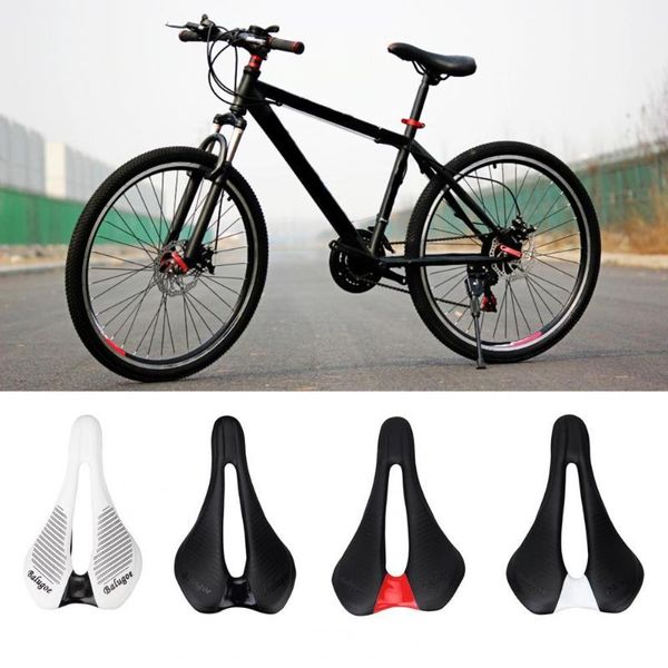 

bike saddles balugoe seat absorbing breathable cushion pad waterproof surface replacement bicycle saddle for racing