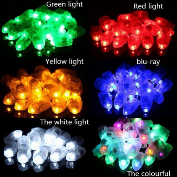

party decoration 10pcs/set led light switch mini bulbs glowing balloon bar wedding holiday garden