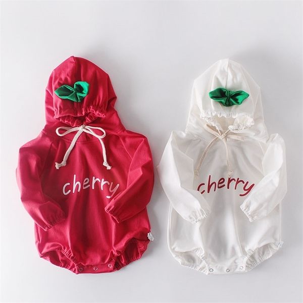 

0-2yrs autumn winter infant baby boys girls rompers clothes fruits long sleeve 210521, Blue