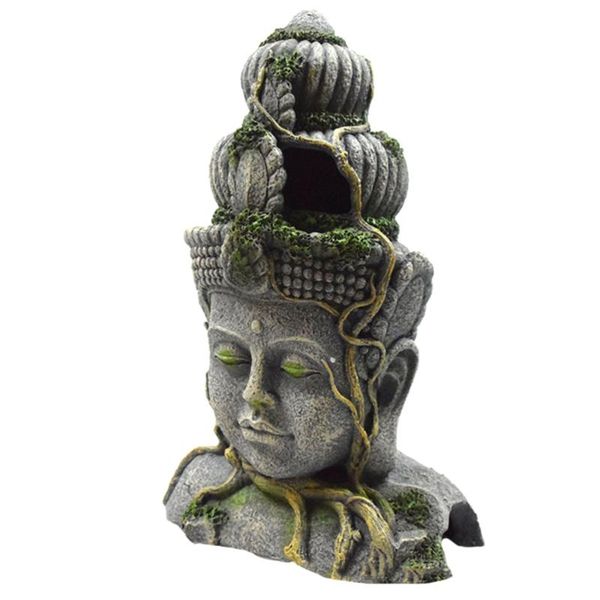

statue decoration aquarium fish tank hiding cave landscape ornament decorations