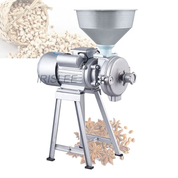 Moedor elétrico pequeno de grãos para especiarias, moedor de grãos de alimentos comerciais, triturador de pimenta e milho