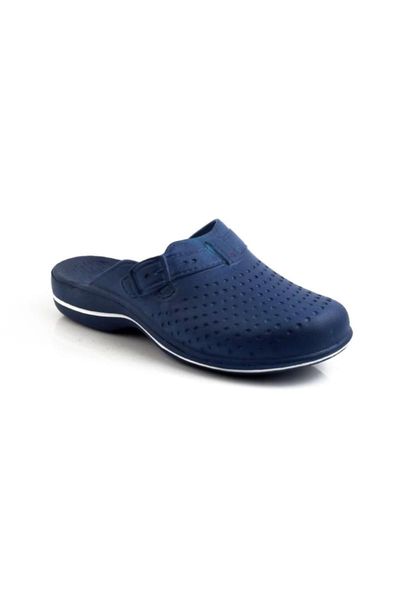 

slippers women's navy blue, Black