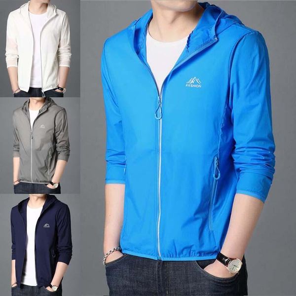 

men's t-shirts outdoor beach coats ultra-light quick dry sun protection anti-uv fishing apparel travel jackets cycling, White;black