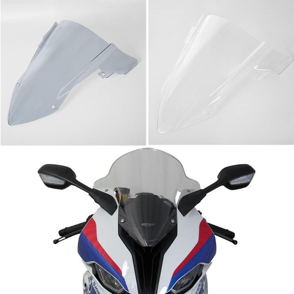 

motorcycle windshield accessories s1000rr windscreen racing wind deflector for s 1000rr s1000 rr 2021 19 double bubble