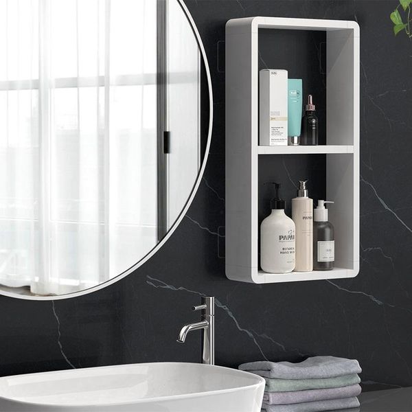 

bathroom storage & organization shelves kitchen wall mounts rack organizer waterproof multi-layer combination holder decoration finishing fr