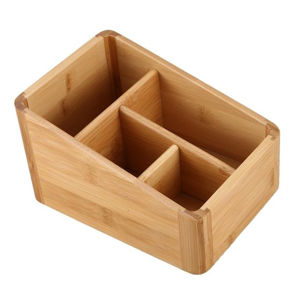 

cosmetic bags & cases remote control holder key collection cosmetics receipt inclusion organizer storage box wooden
