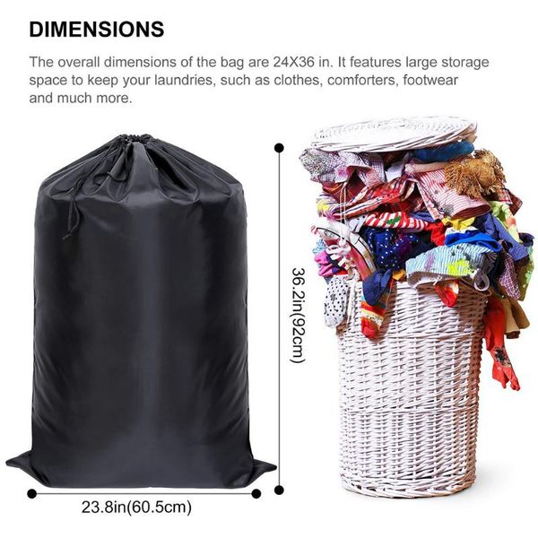 

large laundry bag heavy duty polyester washing backpack with 2 adjustable shoulder straps for school camping gr5 bags