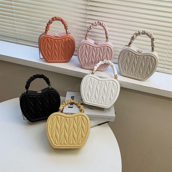 

female chain small bag folded portable 2021 new trendy fashion shoulder style lock foreign korean messenger crpvv