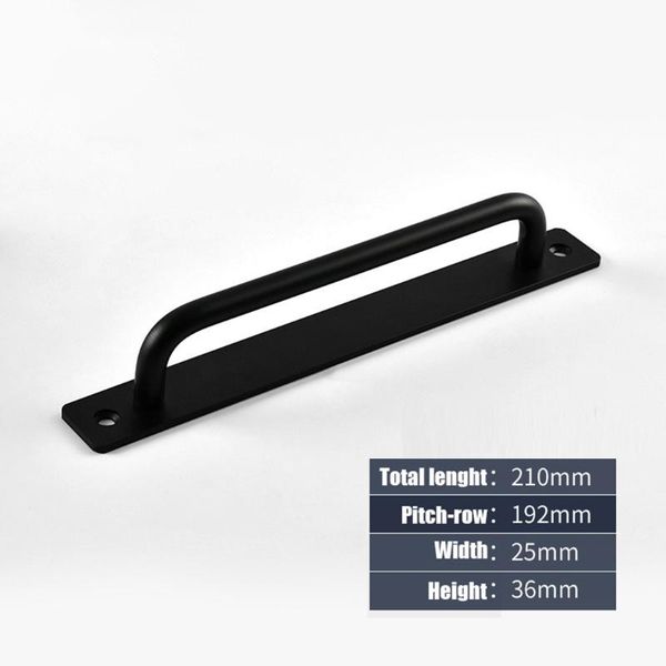 

handle door pull shed sliding wooden 210mm aluminum balcony craft tools