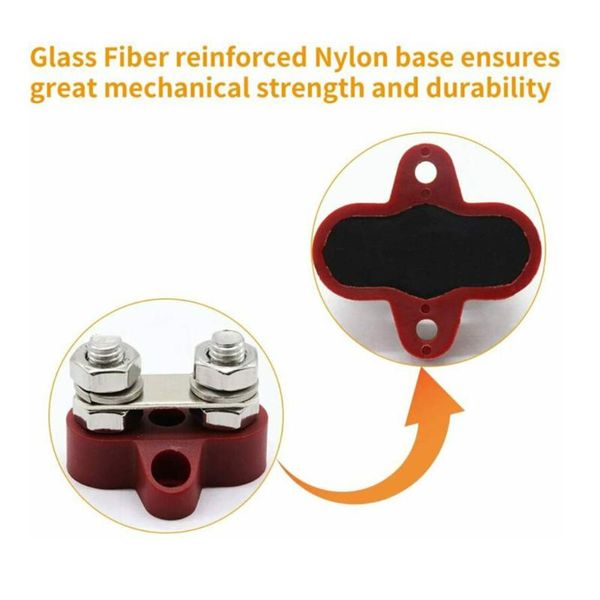 

theft protection junction block single stud red+black parts fitting tool nice pro dc 48v