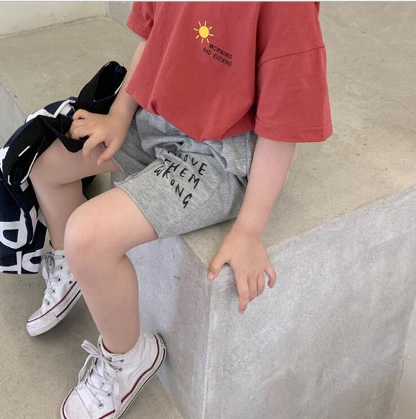 

shorts 2021 arrival girls boys summer fashion kids 2-7 years co414, Black