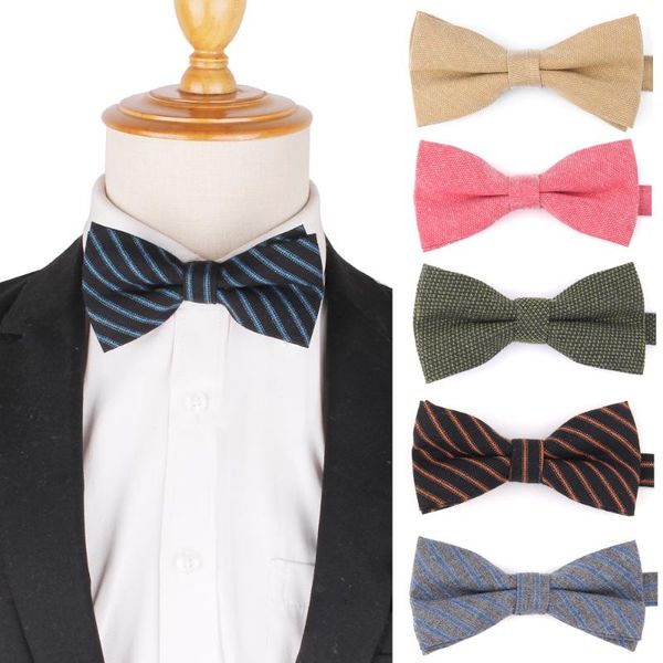

neck ties men's bow tie plaid bowtie tuxedo adjustable striped for wedding party boys girls butterfly cravat gifts, Blue;purple