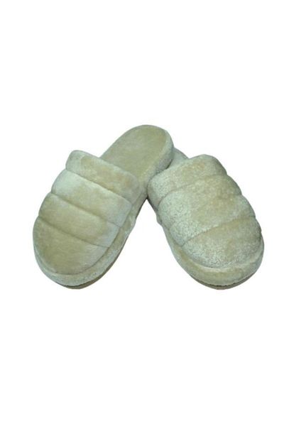 

slippers plush casual winter women home intra- furry beige, Black