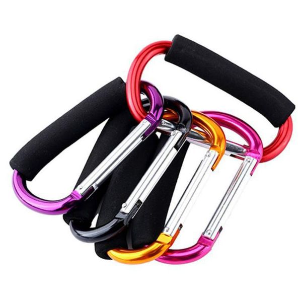 

cords, slings and webbing outdoor camping multifunctional key aluminum carabiner chain backpack hook climbing accessories