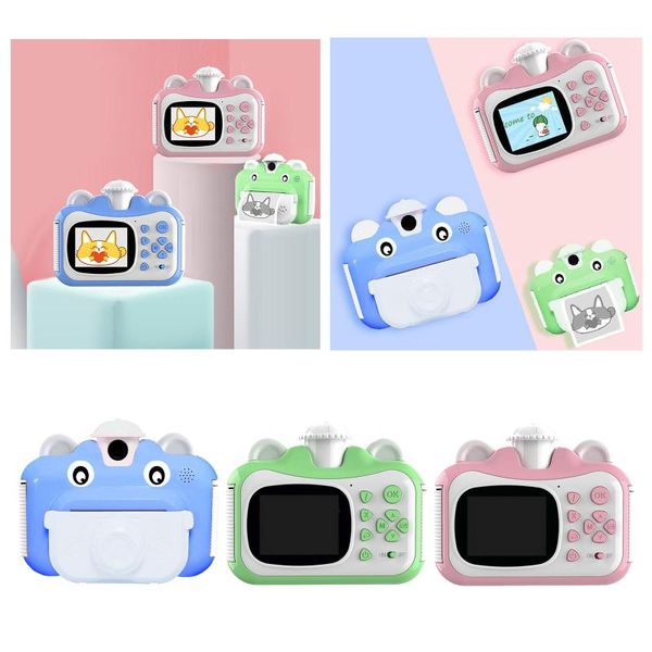 

kids digital camera - children's with 2.4inch large screen for boys and girls, 1080p rechargeable electronic mini cameras
