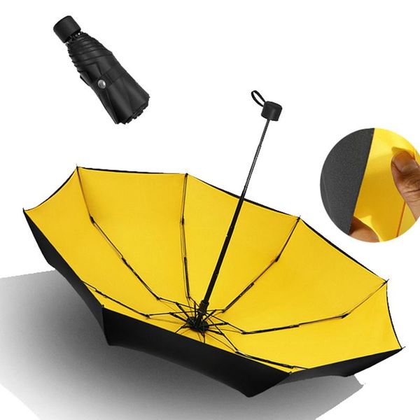 

umbrellas double layer mini pocket umbrella sun protection business 5 folding parasol female gift girls anti-uv portable travel
