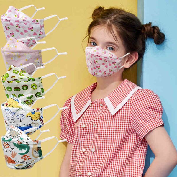 

mask fish children's cloth washable dust-proof willow leaf 3d printing cotton