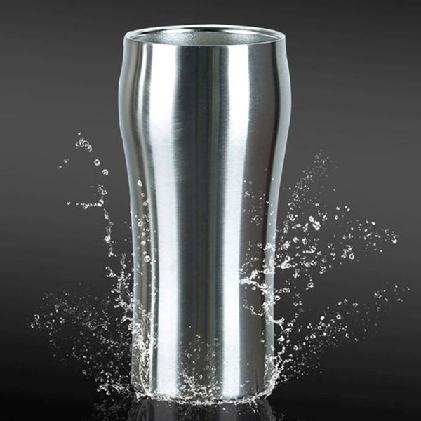 

water bottles northerneurope ins industry beer cup stainless steel non-slip double layer heat insulated coffee milk