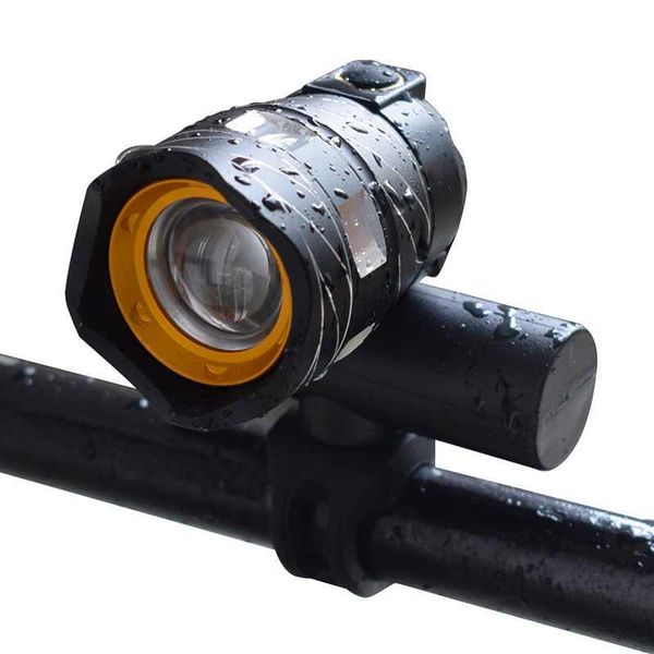 

bike front light zoomable bicycle headlight usb rechargeable lamp safety flash lights