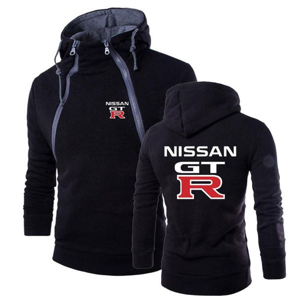 

men's hoodies & sweatshirts 2021 gtr harajuku style leisure men pullover brand hooded sweatshirt classic tracksuit warm slim customize, Black