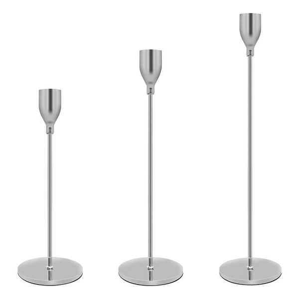 

candle holders 3pcs tablemodern wedding party exquisite simple home decor luxury holder european style candlestick stand fashion