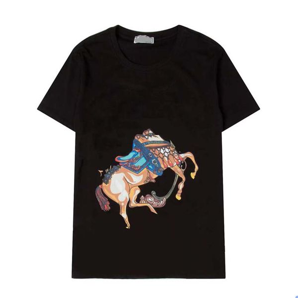 

ss2022 luxury brand casual t-shirt new men's women's designer short sleeve t-shirts 100% cotton wholesale black and white t-shirt, White;black