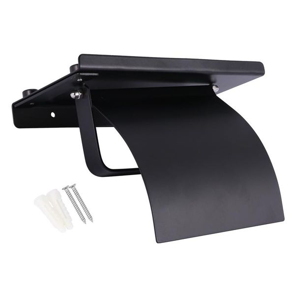 

stainless steel toilet tissue holder box roll mobile phone bathroom accessories black paper holders