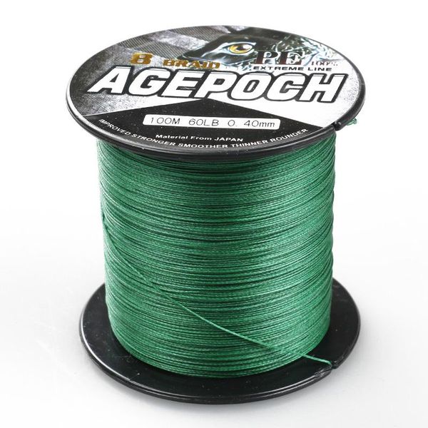 

strands 100m multifilament pe braided fishing line wire 6-300lb for sea braid