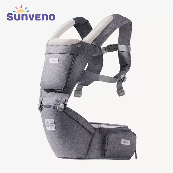 

sunveno baby infant hip seat kangaroo sling for borns backpack baby travel activity gear 211025