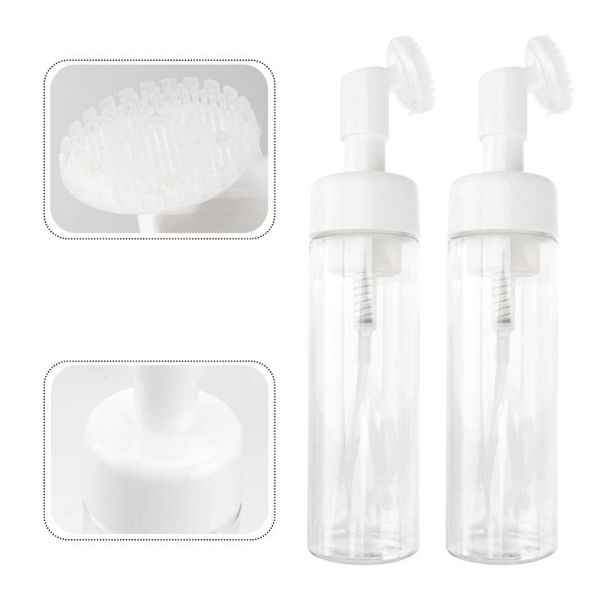 

storage bottles & jars 2pcs portable foaming empty face washing dispenser sub