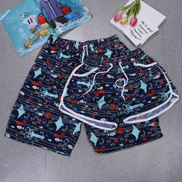 

men's shorts summer surf shorts men's korean lovers' capris large casual beach trendy pants, White;black