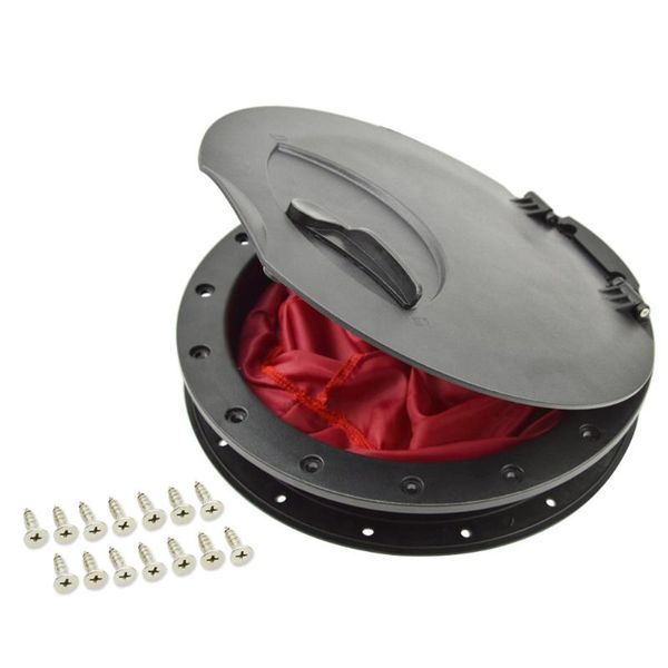 

rafts/inflatable boats 9in round hatch cover deck plate plastic boat inspection covers for marine canoe fishing accessories