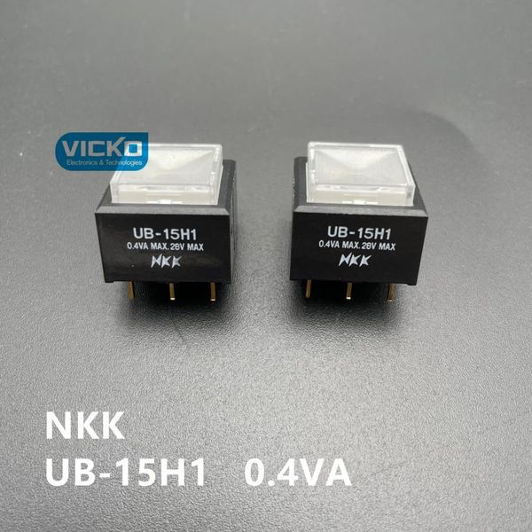 

smart home control [vk] japan nkk ub-15h1 ub-15h1skp4m with led square 15*15 button 15*15mm key reset switch 5 feet 0.4va 28v