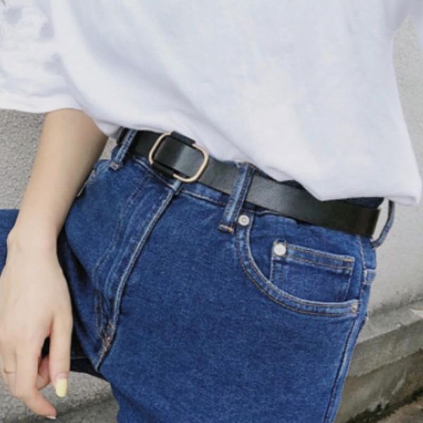 

belts fashion designer design ladies belt authentic leather trend retro punk student youth, Black;brown