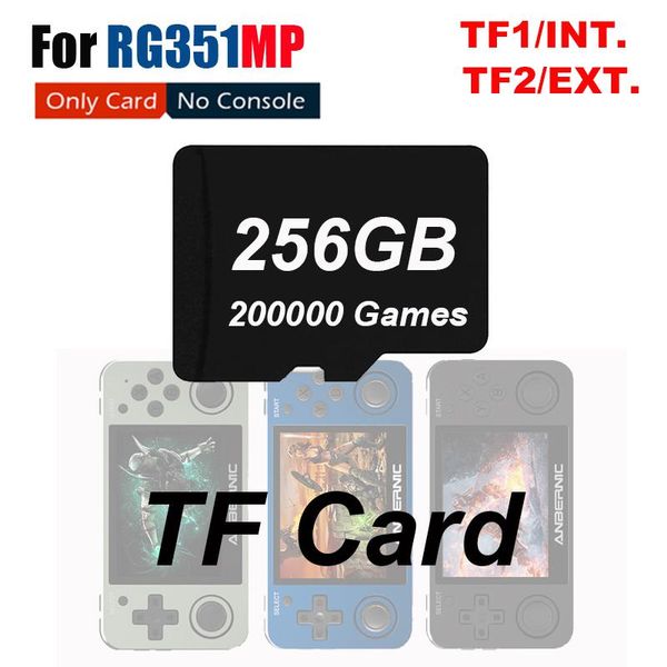

portable game players 256g tf card for anbernic rg351mp retro console memery