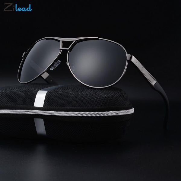 

sunglasses zilead polarized men's driving shades male sun glasses vintage travel fishing classic women uv400 gafas, White;black